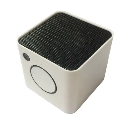 AWS1111 Cube Wireless Microphone Speaker For Saunar Manual Mini Creative Speaker Volume Control