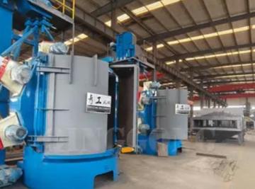 ROTARY TABLE SHOT BLASTING MACHINE