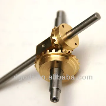 custom made small high precision brass bevel gears