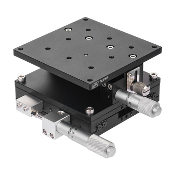 Vysoce přesný ruční stolek z hliníkové slitiny XZ osy 90 mm