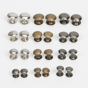 Custom Metal Brass Buttons and Rivets for Jeans, Bag Accessories, and Leather Use