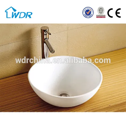 Sanitary ware bathroom fitting hotel hands small size round handwashing sink designed
