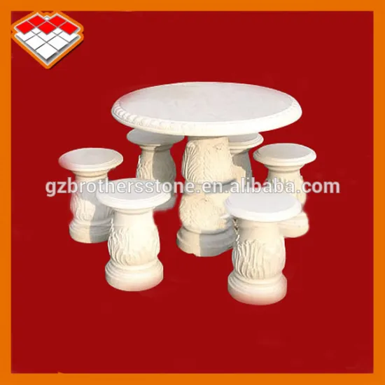 garden stone tables and chairs