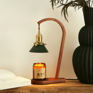Wabi-Sabi North American Black Walnut Aromatherapy Candle Lamp for AU and South Africa