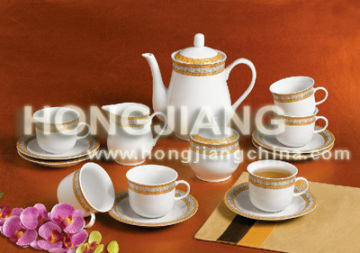 17pcs Tea Set (GOLDEN DECOR)