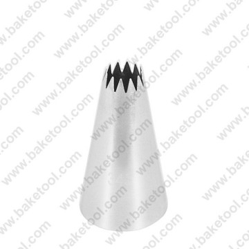 Stainless steel304 Cake decorating open star nozzle #863