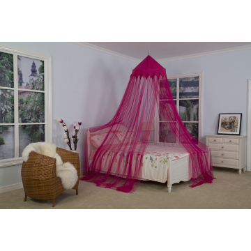 Pink Kid Crown Circular Hanging Mosquito Net