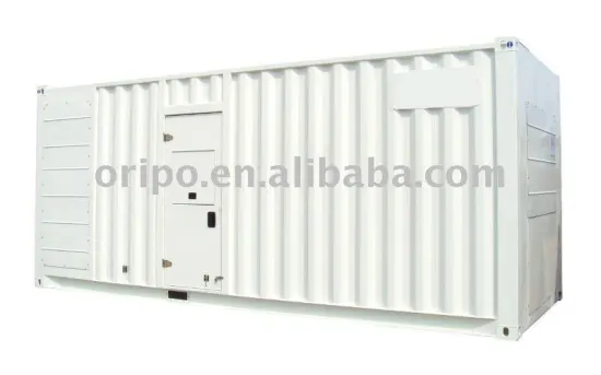 Standard soundproof generator in 40 container