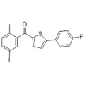 (5- (4-Fluorofenil) tiofen-2-il) (5-yodo-2-Metilfenil) Metanona CAS 1071929-08-2