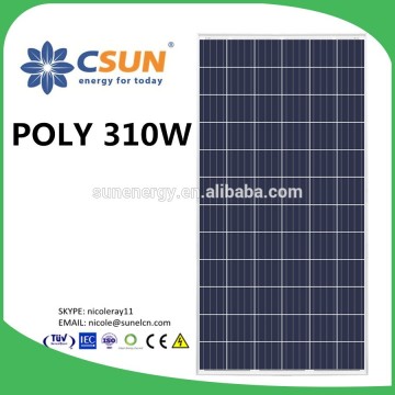 CSUN solar panels 310W with 4BB cells CSUN310-72P for home