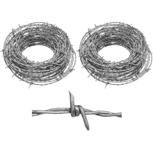 Anti-Corrosion PVC Barbed Wire Price 100m Wire Mesh