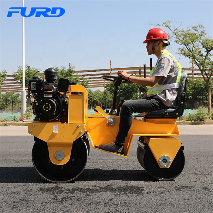 Flexible Operation Mini Road Roller Compactor With 700kg Weight, High ...