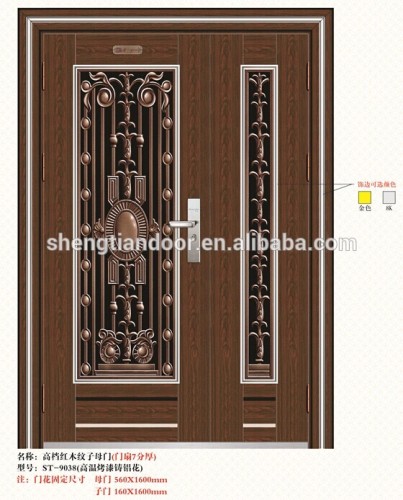 Hot sale stainless steel door 304 double leaf door