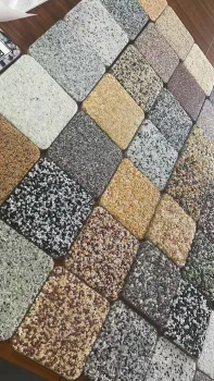 Water-washed stone coating