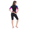 Seaskin 3mm neoprene बैक ज़िप शॉर्टी wetsuit