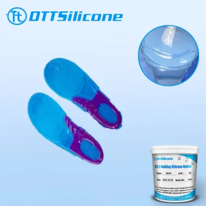 Environmental Liquid Silicone For Thin Insoles With Reliefs and Cover