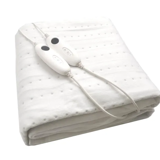 Heated Mattress Pad 160x140cm - Dual Control Electric Bed Warmer with 6 Heat Settings