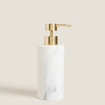 Huaxu Luxury White Marble Bathroom Dispenser