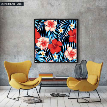 Realisme Bloemen Schilderen van de Kunst op Canvas