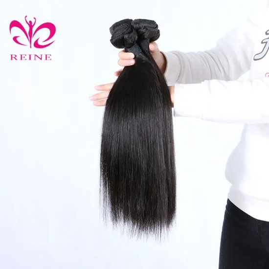 REINE Fashionable Peruvian Straight  Remy Virgin Human Hair Unprocessed Brazilian Human Hair Brazilian straight hair extension