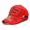 Embroidered hat racing hat baseball cap cap cap