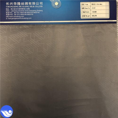 Taffeta emboss For Cloth polyester lining fabric