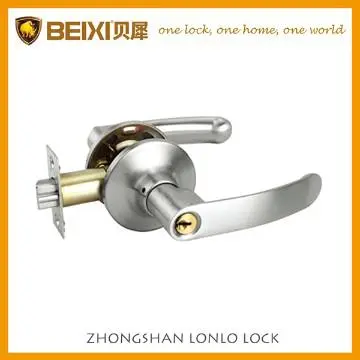 Zinc reversible handle yale key tubular entrance door locksets