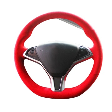 Custom Car Steering Wheel Cover for Tesla Model X and S Interior
