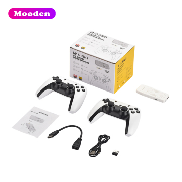L M15 Pro Game Stick: 4K HD Console with Wireless Controller for Retro Gaming Emulation