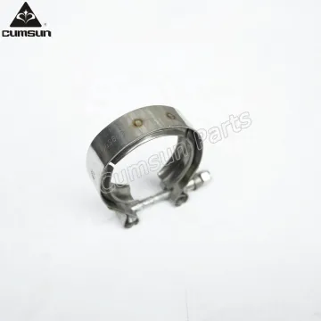 Diesel engine exhaust turbocharger ISBe V band clamp 4898590