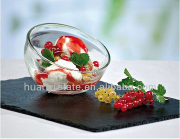 Made in China natural black slate plate