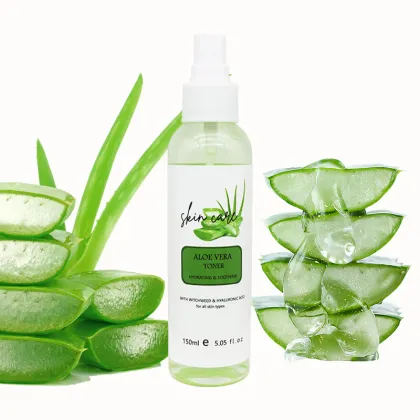 Aloe Vera Hydrating Moisturizing Face Toner Rose Water Spray