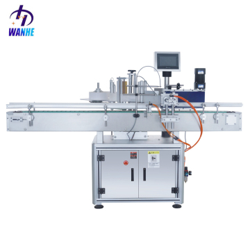 Wanhe Automatic Sticker Label Machine for Bottles - Two Sides Labeling for Round Bottles