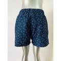 Vintage pattern men's beach shorts