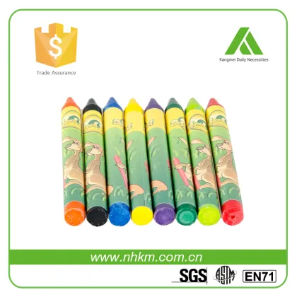2016 custom crayon clear wax crayon good quality gift crayon