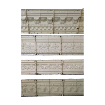Cast in Place ABS Plastic Concrete Outdoor Eaves Cornice Molds for House Construction and Wall Decor