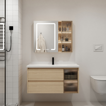 Bathroom Vanity Mirror with Cabinet Storage