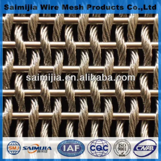 Factory supply high quality The most popular Metal curtain wall mesh /Factory price stainless steel curtain wall metal mesh