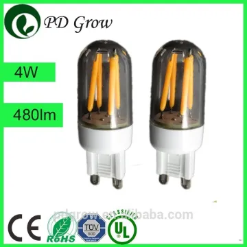 led cog cob filament shape bulb light lamp e27 a60 6w shenzhen factory g9 led filament bulb