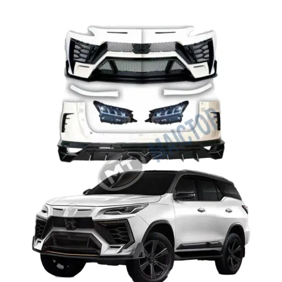 MAICTOP Car Accessories Facelift Front Rear Bumper Bodykit For Fortuner 2016-2021 Lamborghini Style Upgrade