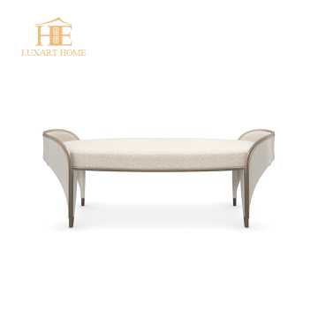 Italian Design Luxury Velvet Leather Shoe Changing Stool Bed End Stool Sofa Bench for Bedroom Entrance