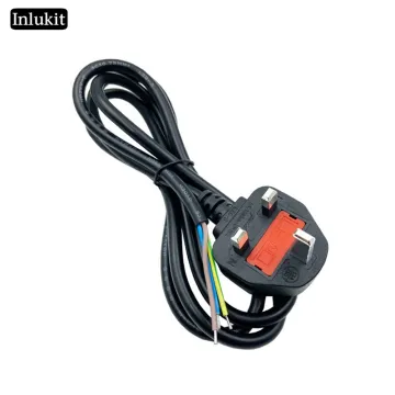 BS Standard Pure Copper Wire with Tin Plating: 1.5M Power Cord