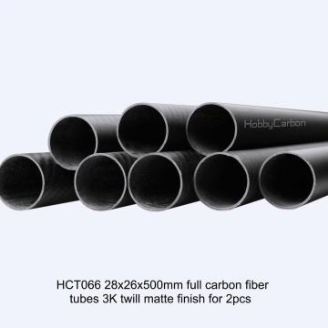 High quality large diameter 3K carbon fiber tube