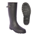 Botas de lluvia de caucho unisex antideslizantes para granjeros