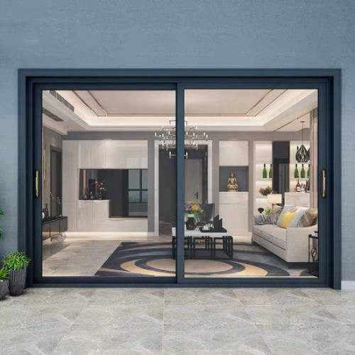 Aluminum Sliding Door Double glazed aluminum sliding door soundproofing Supplier