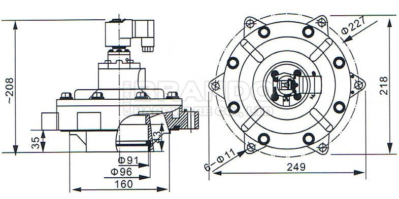 CA76MM Pulse Jet Valve