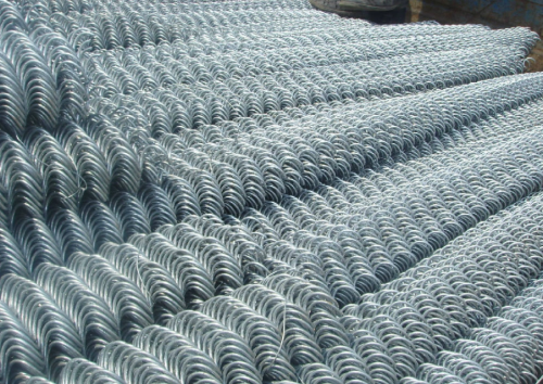 Hot-Dip Galvanized Chain Link Mesh Fence