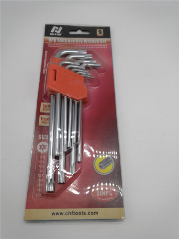 9-Piece Star Key Set Hex Key L Wrench