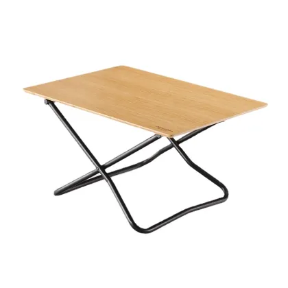 Hangrui Niello Series Outdoor Glamping Big Bamboo Platform Simple Table