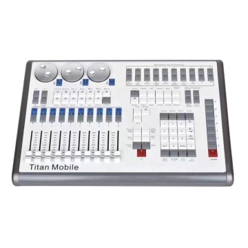 Pengendali Pencahayaan Panggung Mobile Wholesale Titan DMX512 Disco Lighting Console Dengan Case Penerbangan